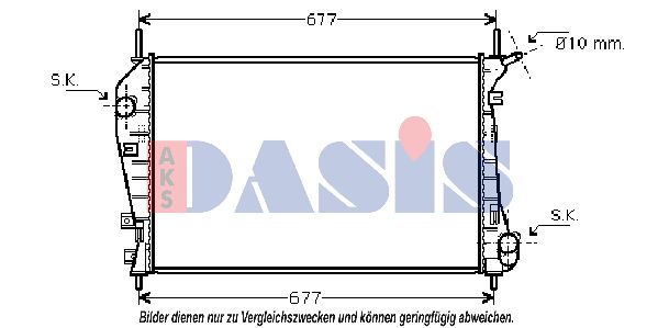AKS DASIS Radiators, Motora dzesēšanas sistēma 090072N